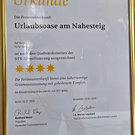 Urlaubsoase Am Nahesteig